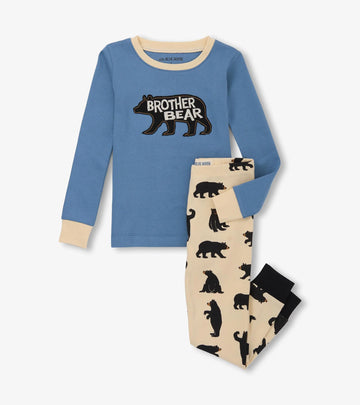 Little Blue House Brother Bear Kids Pajama Set